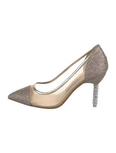 Pre-owned Sophia Webster Glitter Glitter Accents Pumps