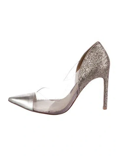 Pre-owned Sophia Webster Glitter Glitter Accents Pumps In Purple