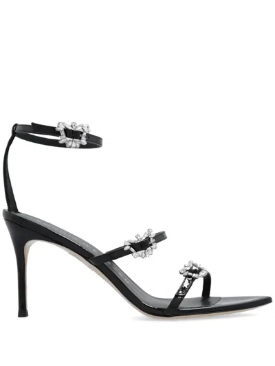 Sophia Webster Grace Crystal-embellished Sandals In Black