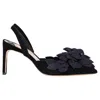 Sophia Webster Jumbo Lilico Pumps In Black Suede In Black