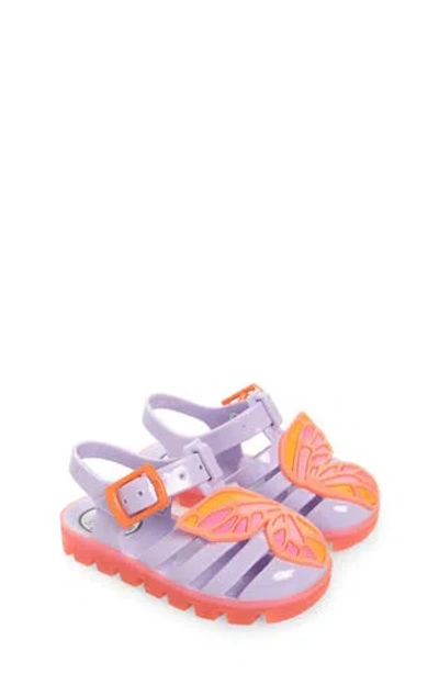 Sophia Webster Kids' Butterfly Jelly Sandal In Lilac/pink