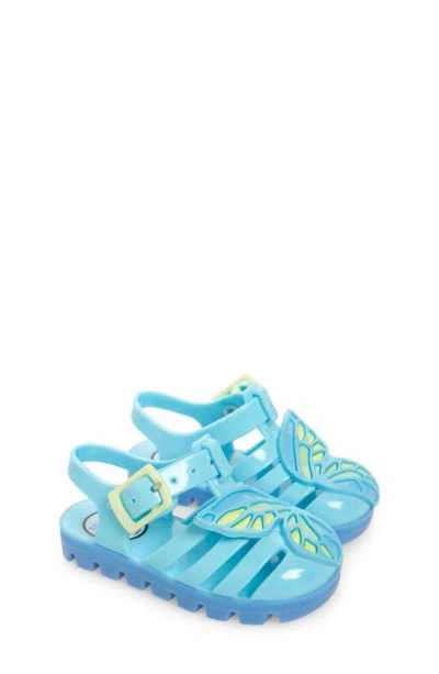Sophia Webster Kids' Butterfly Jelly Sandal In Blue