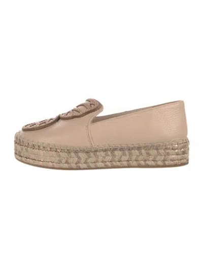 Pre-owned Sophia Webster Leather Colorblock Pattern Espadrilles In Pink