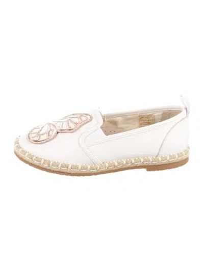 Pre-owned Sophia Webster Babies' Leather Flats In Neutral