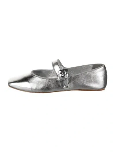 Pre-owned Sophia Webster Leather Mary Jane Flats W/ Tags