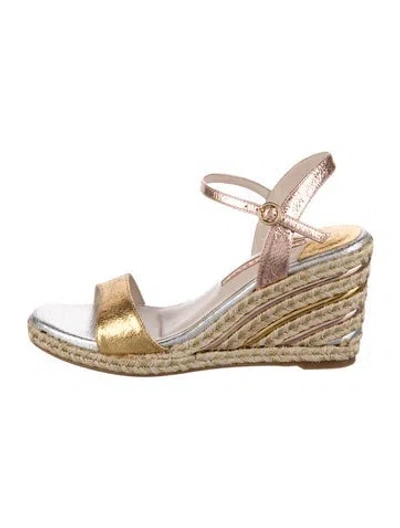 Pre-owned Sophia Webster Leather Patterned Espadrilles