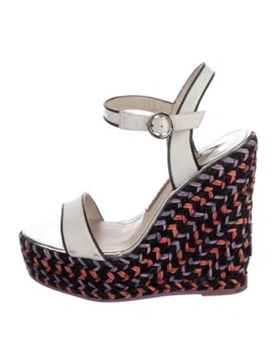Pre-owned Sophia Webster Leather Patterned Sandals In Multi
