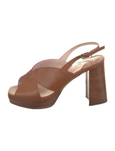 Pre-owned Sophia Webster Leather Sandals In Brown