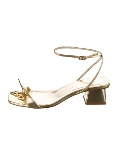 Pre-owned Sophia Webster Leather Sandals In Gold