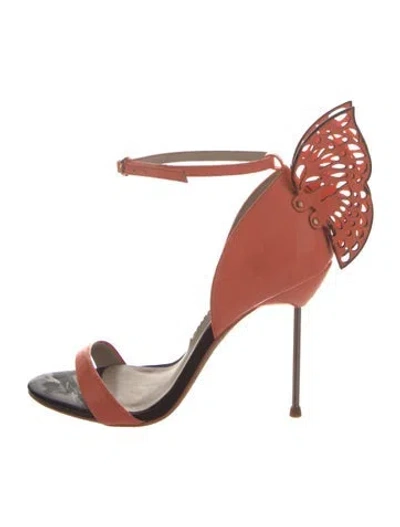 Pre-owned Sophia Webster Leather Sandals In Orange