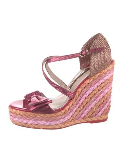 Pre-owned Sophia Webster Leather Sandals In Pink