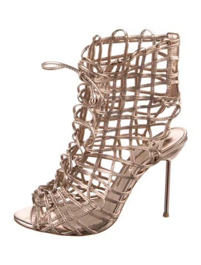 Pre-owned Sophia Webster Leather Sandals In Pink