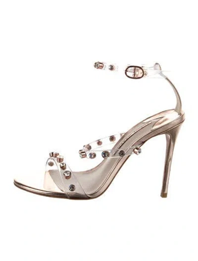 Pre-owned Sophia Webster Leather Sandals In Transparent