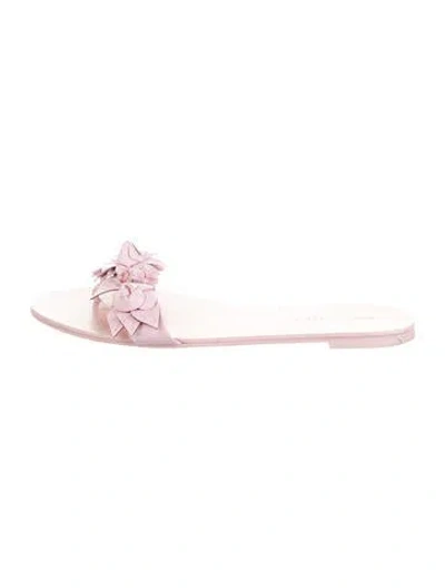 Pre-owned Sophia Webster Leather Slippers In Pink