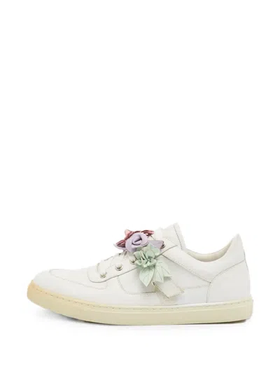 Pre-owned Sophia Webster Lilico Sneakers In White