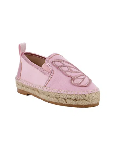 Sophia Webster Little Girl's & Girl's Butterfly Canvas Espadrilles In Candy Floss