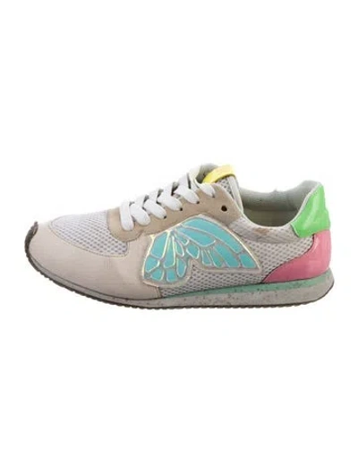 Pre-owned Sophia Webster Mesh Graphic Print Athletic Sneakers In Multicolor