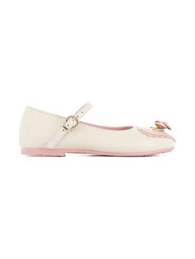 Sophia Webster Mini Kids' Amora Flat Ballerinas In White