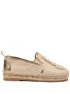 Sophia Webster Mini Butterfly Embroidery Espadrilles In Neutrals