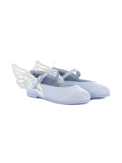 Sophia Webster Mini Kids' Heavenly Ballerinas In Blue