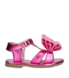 Sophia Webster Mini Leather Celeste Sandals In Pink