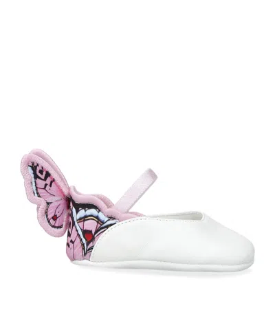 Sophia Webster Mini Kids'  Leather Chiara Ballet Flats In Multi