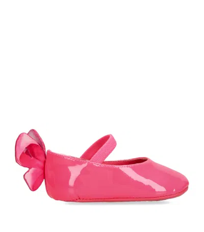Sophia Webster Mini Kids' Leather Mademoiselle Baby Flats In Pink