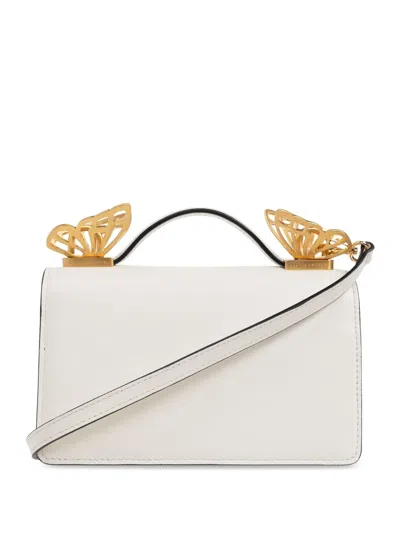Sophia Webster Mini Mariposa Tote Bag In White