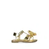 Sophia Webster Mini Metallic Celeste Sandals In Gold