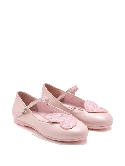 Sophia Webster Mini Kids' Wing Ballet Flats In Pink