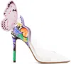 Sophia Webster Women's Chiara Garden Butterfly Pvc Pumps In Butterfly Meadow