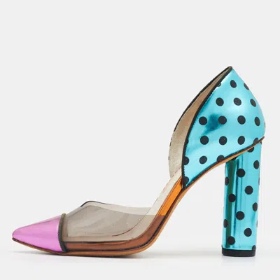 Sophia Webster Multicolor Leather And Pvc Jessica Pumps