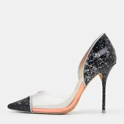 Sophia Webster Multicolor Patent Leather And Pvc Jessica Pumps In Black