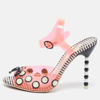 Sophia Webster Orange Jelly Bow Ankle Strap Sandals Size 39.5