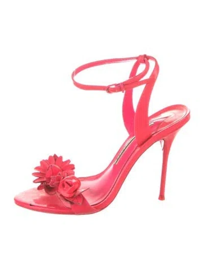 Pre-owned Sophia Webster Patent Leather Sandals In Pink