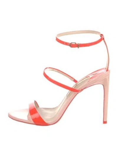 Pre-owned Sophia Webster Patent Leather Sandals In Pink