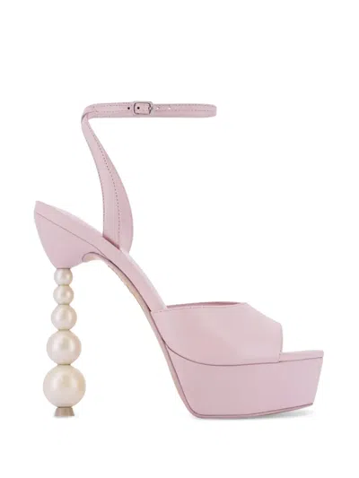 Sophia Webster Perla Platform Sandals In Pink