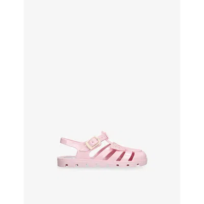 Sophia Webster Pink Kids' Butterfly-embellished Caged Rubber Sandals Eur 27 / 9 Uk