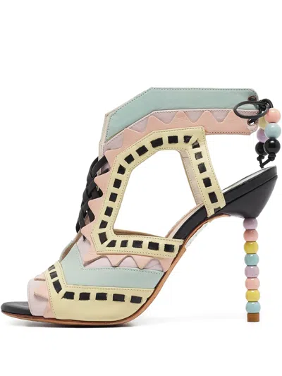 Pre-owned Sophia Webster  105mm Riko Sandals