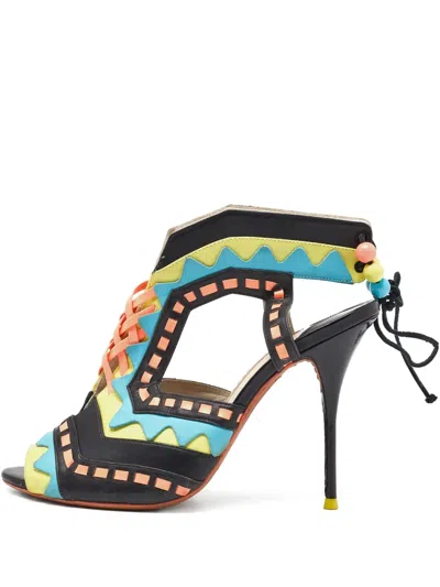 Pre-owned Sophia Webster  115mm Riko Cut-out High-heel Sandals