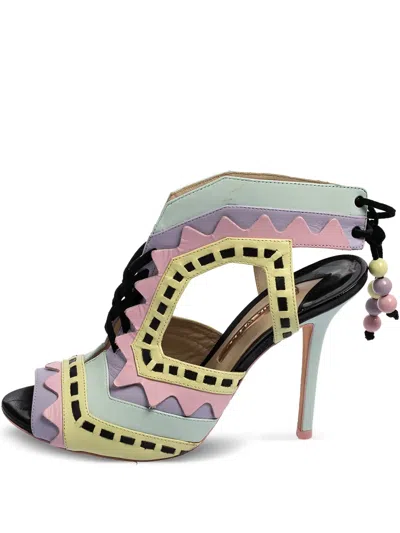 Pre-owned Sophia Webster  115mm Riko Cut-out Sandals