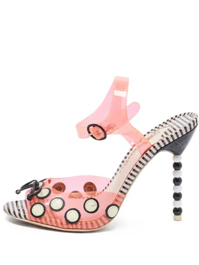 Pre-owned Sophia Webster  120mm Striped Sandals