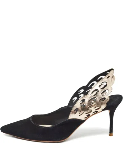 Pre-owned Sophia Webster  75mm Angelo Wing-slingback Pumps