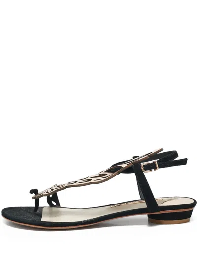 Pre-owned Sophia Webster  Seraphina Cut-out Flat Sandals