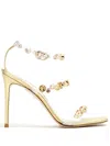 Sophia Webster Rosalind 100mm Gem-embellished Sandals In 黄色