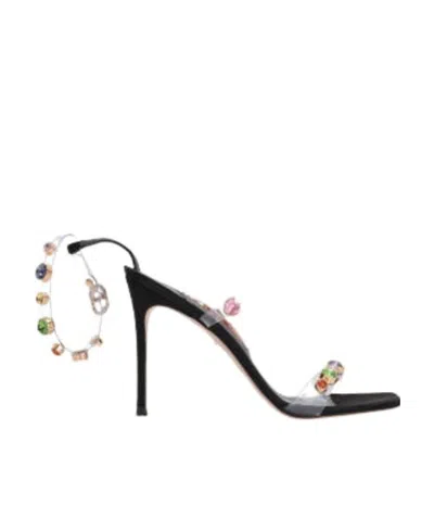 Sophia Webster Rosalind Gem-embellished Sandals In Black
