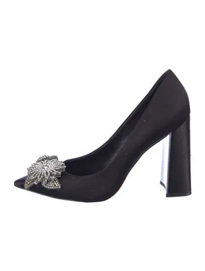 Pre-owned Sophia Webster Satin Crystal Embellishments Pumps In Blue