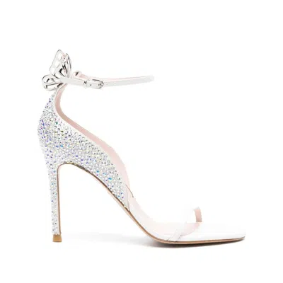 Sophia Webster Mariposa Ankle Strap Sandal In Ivory Crystal