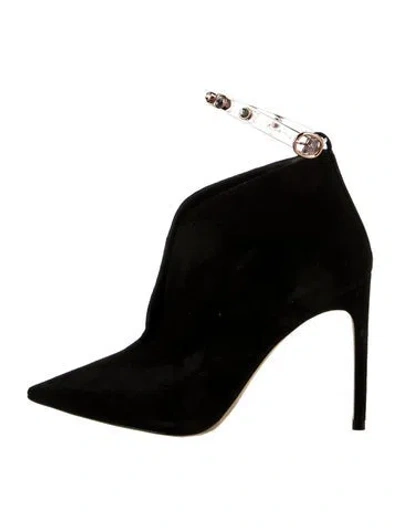 Pre-owned Sophia Webster Suede Boots In Black