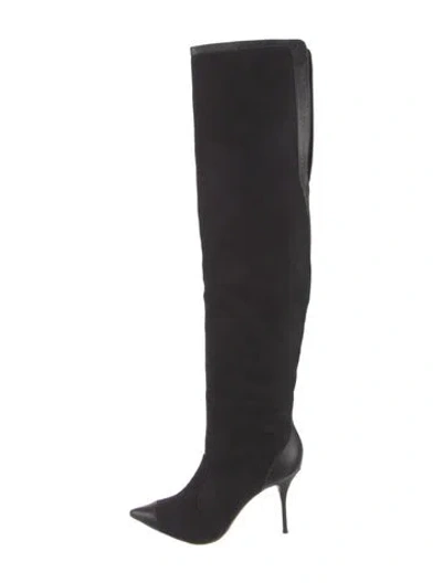 Pre-owned Sophia Webster Suede Boots In Black